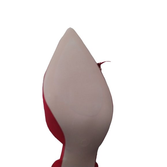 MySoft Lace up Red Closed-Toe low Heels Size:10M - Picture 4 of 7